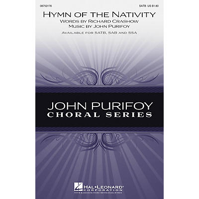 Hal Leonard Hymn of the Nativity SAB Composed by John Purifoy