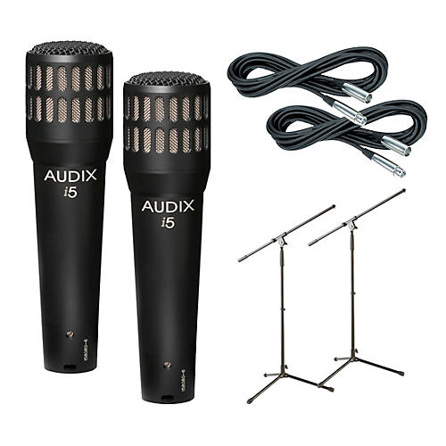 Audix I-5 Mic with Cable and Stand 2 Pack