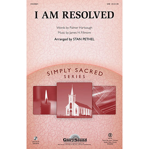 Shawnee Press I Am Resolved SAB arranged by Stan Pethel