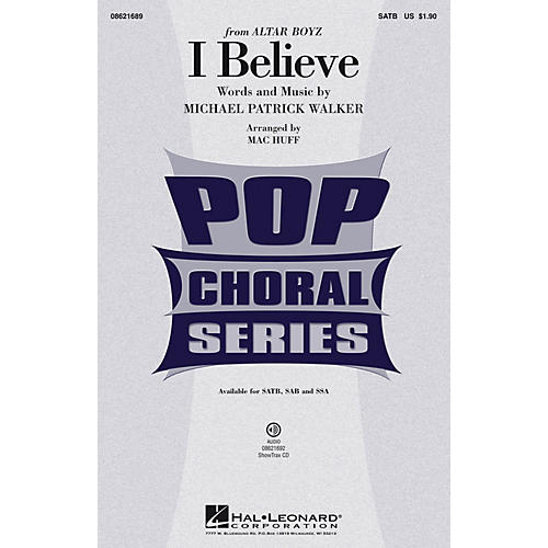 Hal Leonard I Believe (from Altar Boyz) ShowTrax CD Arranged by Mac Huff