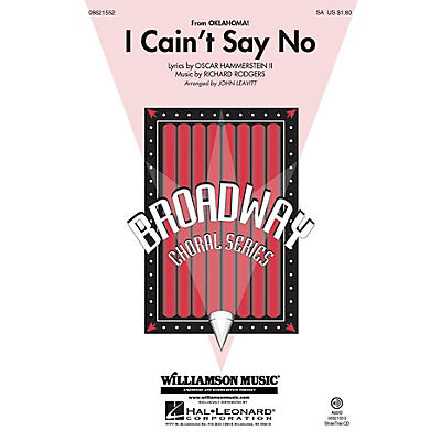 Hal Leonard I Cain't Say No (from Oklahoma) SA arranged by John Leavitt