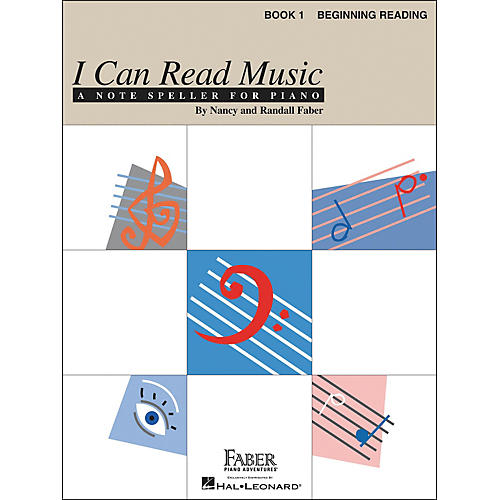Faber Piano Adventures I Can Read Music Book 1 Note Speller for Piano Beginning Reading - Faber Piano
