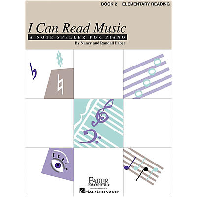 Faber Piano Adventures I Can Read Music Book 2 Elementary Reading Notespeller for Piano - Faber Piano