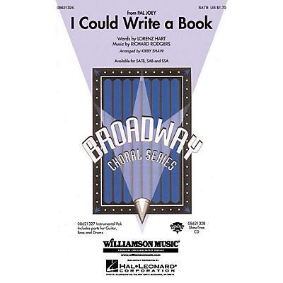 Hal Leonard I Could Write a Book SATB arranged by Kirby Shaw