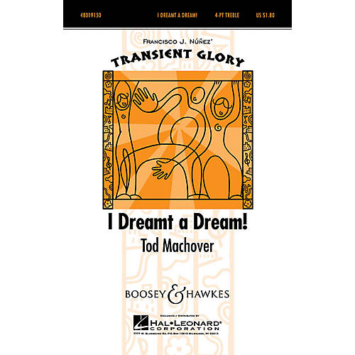 Boosey and Hawkes I Dreamt A Dream (Transient Glory Series) 4 Part Treble composed by Tod Machover