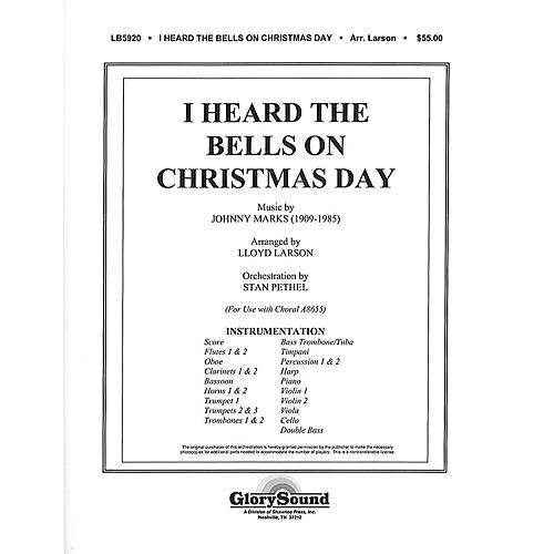 Shawnee Press I Heard the Bells on Christmas Day INSTRUMENTAL ACCOMP PARTS arranged by Lloyd Larson