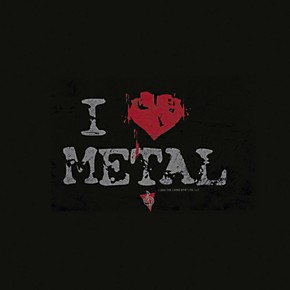 Musician's Friend I Heart Metal T-Shirt | Musician's Friend