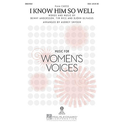 Hal Leonard I Know Him So Well (from Chess) ShowTrax CD Arranged by Audrey Snyder