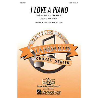 Hal Leonard I Love a Piano 2-Part Arranged by John Purifoy