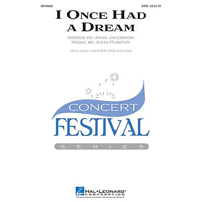 Hal Leonard I Once Had a Dream SAB Composed by John Jacobson