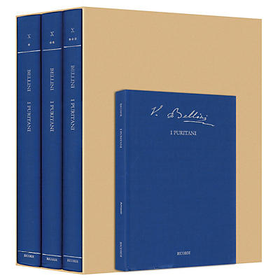 Ricordi I Puritani Bellini Critical Edition Vol. 10 Hardcover by Vincenzo Bellini Edited by Fabrizio Della Seta