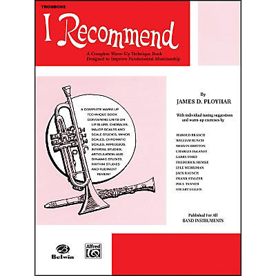 Alfred I Recommend Trombone (B.C.)