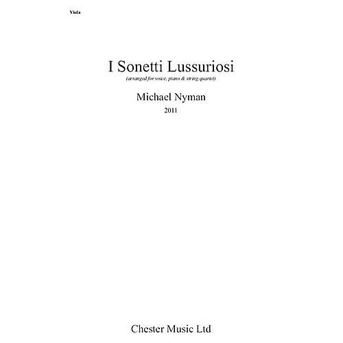 Hal Leonard I Sonnetti Lussuriori Music Sales America Series Softcover Composed by Michael Nyman