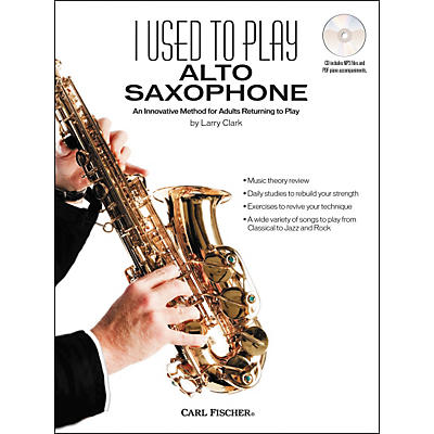 Carl Fischer I Used to Play Alto Sax Book/CD