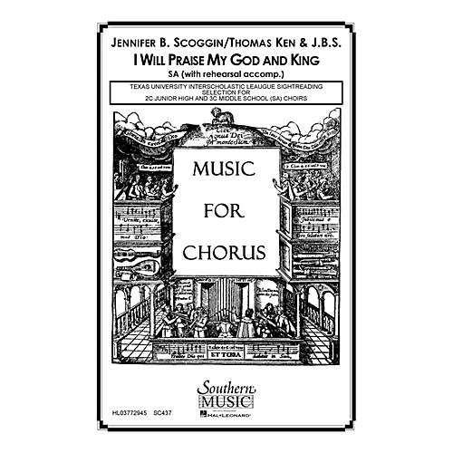 Hal Leonard I Will Praise My God And King (Choral Music/Octavo Sacred Sa) SA Composed by Scoggin, Jennifer