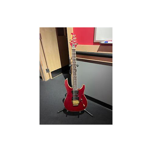 Brian Moore Guitars I2000 I1F Solid Body Electric Guitar transparent red