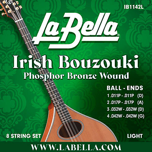 LaBella IB Irish Bouzouki 8-String Set Light (11 - 42)