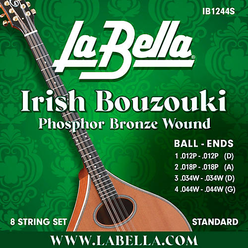 LaBella IB Irish Bouzouki 8-String Set Standard (12 - 44)