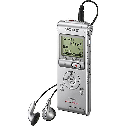 Sony ICDUX200 Digital Flash Voice Recorder Red | Musician's Friend