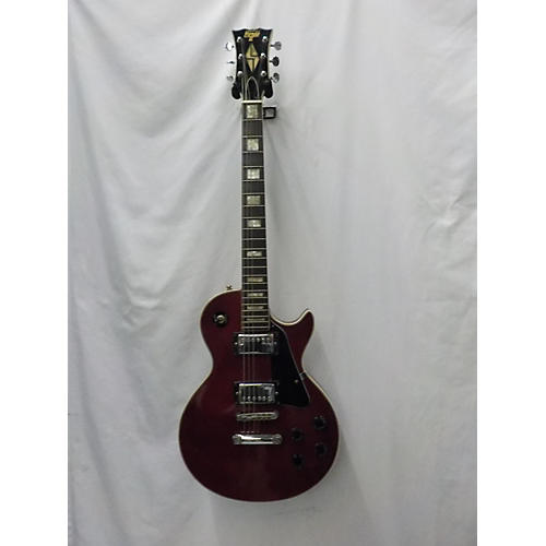 Hondo II 1970s Solid Body Electric Guitar Trans Red