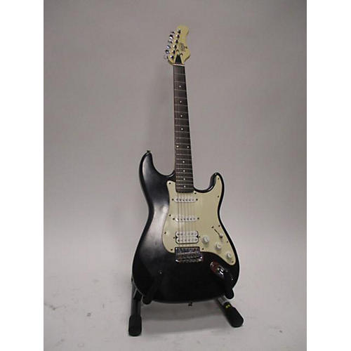 Hondo II Solid Body Electric Guitar Black
