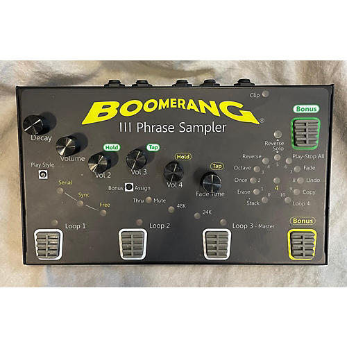 Boomerang III Phrase Sampler Pedal