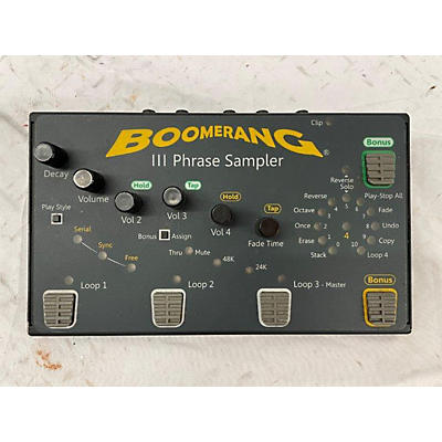 Boomerang III Phrase Sampler Pedal