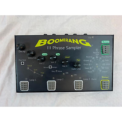 Boomerang III Phrase Sampler Pedal