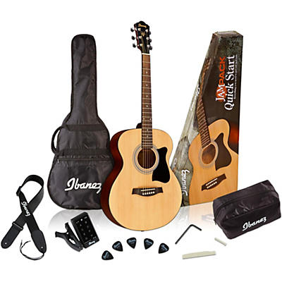 Ibanez IJVC50 Jampack Grand Concert Acoustic Guitar Pack