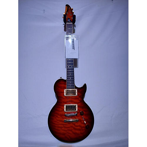 Brian Moore Guitars IM Solid Body Electric Guitar red quilt top