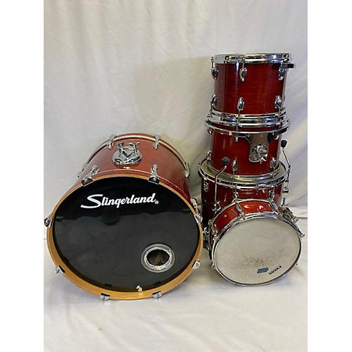 Slingerland IMPORT Drum Kit Red