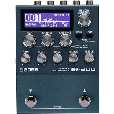 BOSS IR-200 Amp and Cabinet Processor Effects Pedal