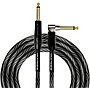 Kirlin IWB Black/White Woven Instrument Cable 1/4