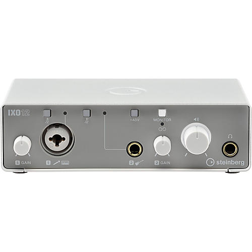 Steinberg IXO12 Audio Interface with One Mic Preamp White