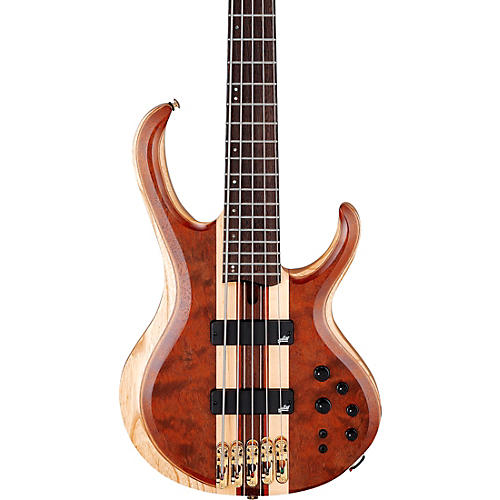 Ibanez Premium BTB1835 5-String Electric Bass Guitar Condition 1 - Mint Natural Shadow Low Gloss