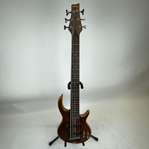 Carvin Ic6 Icon 6 String Electric Bass Guitar dark satin natural