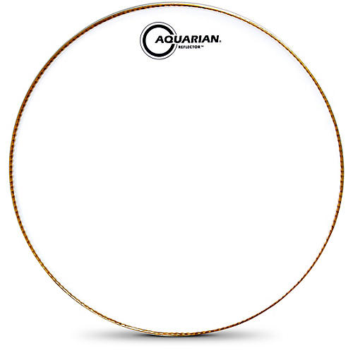 Aquarian Ice White Reflector Bass Drum Head 16 in.