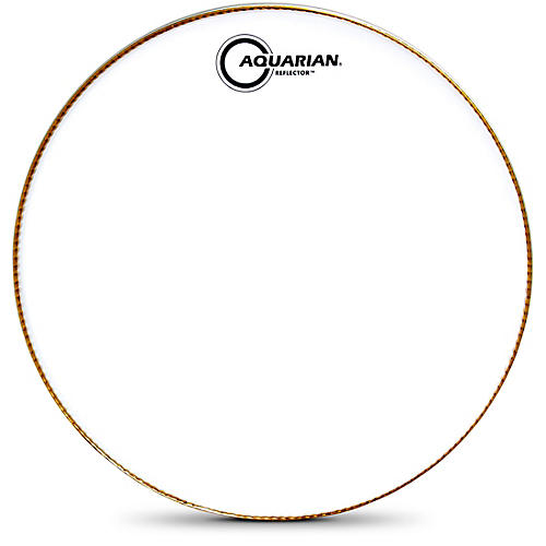 Aquarian Ice White Reflector Bass Drum Head 20 in.