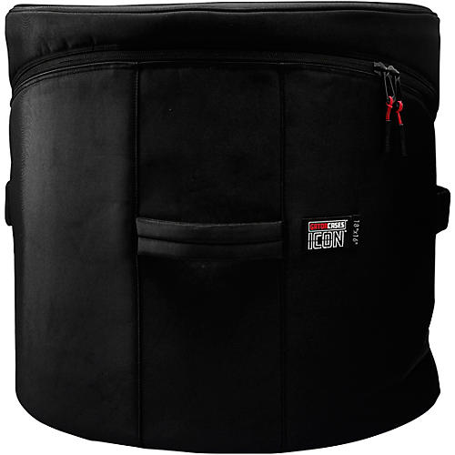 Gator Icon Bass Drum Bag 18 x 16 in. Black