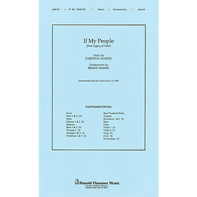 Shawnee Press If My People (from Legacy of Faith) Score & Parts composed by Joseph M. Martin