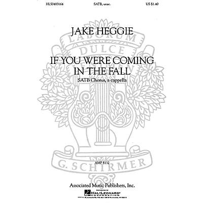 Associated If You Were Coming in the Fall (SSAATTBB a cappella) SSAATTBB A Cappella composed by Jake Heggie
