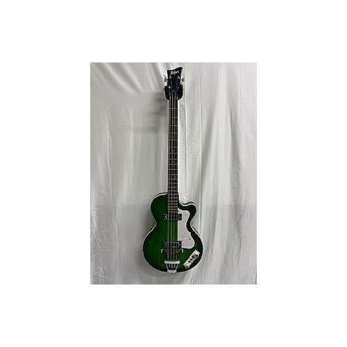 Hofner Ignition Club Electric Bass Guitar Green Burst