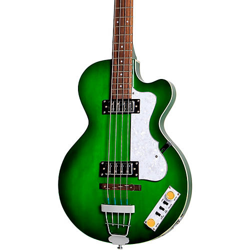 Hofner Ignition Series Short-Scale Club Bass Guitar Green Burst