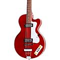 Hofner Ignition Series Short-Scale Club Bass Guitar Green BurstMetallic Red