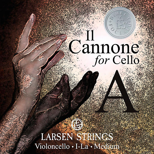 Larsen Strings Il Cannone Direct and Focused Cello A String 4/4 Multi Alloy, Ball End