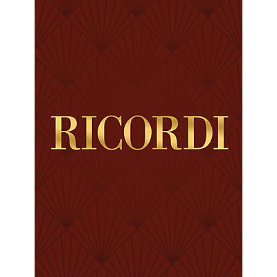 Ricordi Il Finto Stanislao (Vocal Score) Vocal Score Series Composed by Giuseppe Verdi