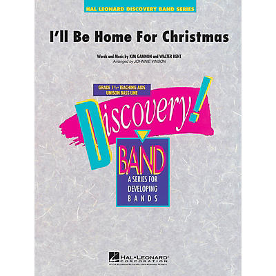 Hal Leonard I'll Be Home for Christmas Concert Band Level 1.5 Arranged by Johnnie Vinson