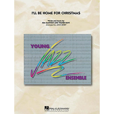 Hal Leonard I'll Be Home for Christmas Jazz Band Level 3 Arranged by John Berry