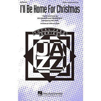 Hal Leonard I'll Be Home for Christmas SATB a cappella arranged by Mac Huff