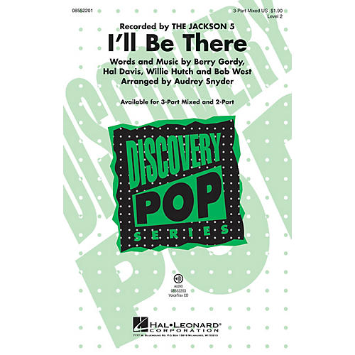 Hal Leonard I'll Be There VoiceTrax CD by Michael Jackson Arranged by Audrey Snyder